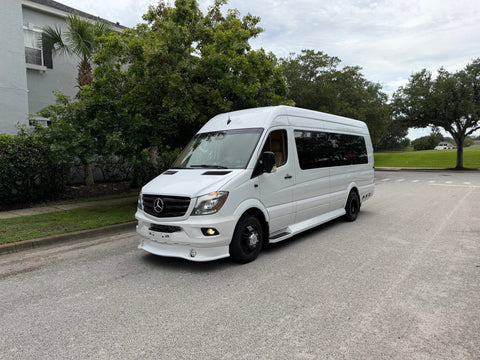 Luxury Mercedes Coach | Massage Chairs & Bathroom overland rental