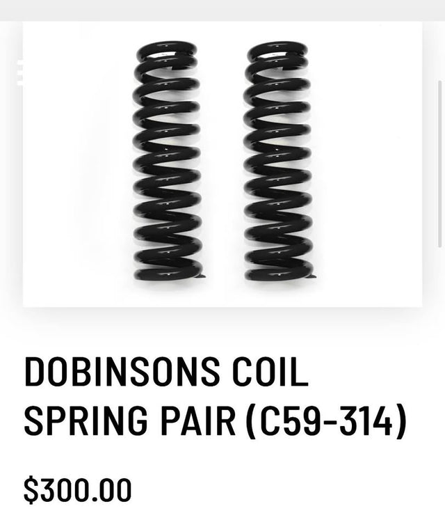 Dobinsons coil springs — photo 3