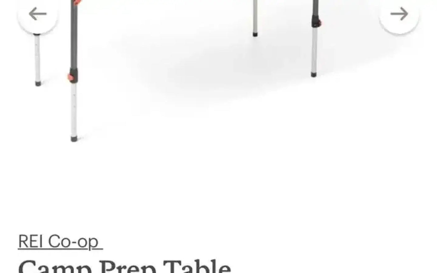 REI Camp Prep Table — used camp furniture for sale (photo 4)