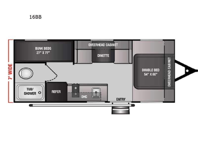double bed (54x80)