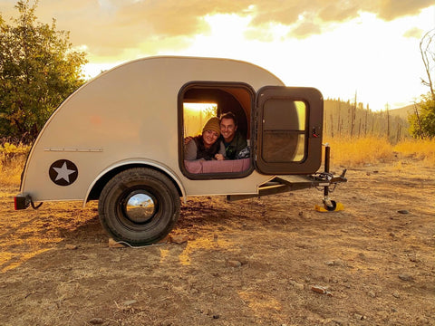 Teardrop Travel Trailer overland rental