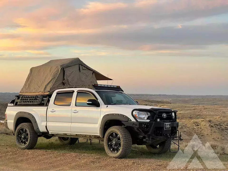 Rooftop tent and truck rack — used rooftop tents for sale — photo 1