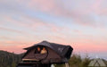 Rooftop tent with crossbars on top - iKamper X-Cov