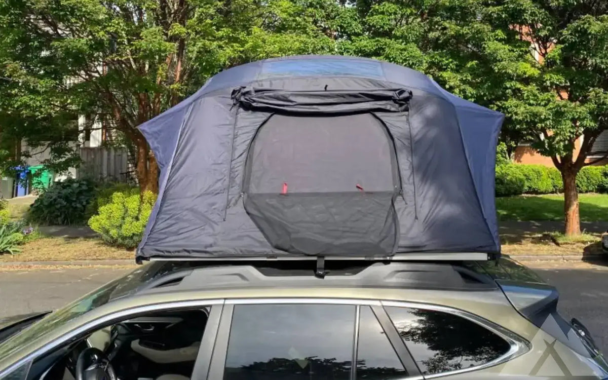 Rooftop tent with crossbars on top - iKamper X-Cov — used rooftop tents for sale (photo 4) — photo 4
