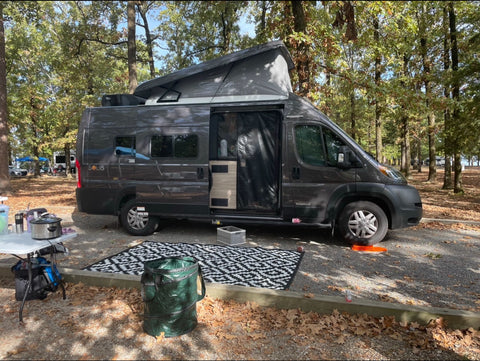Sleeping room for the entire family of 4 -- 2023 Winnebago Solis 59PX overland rental