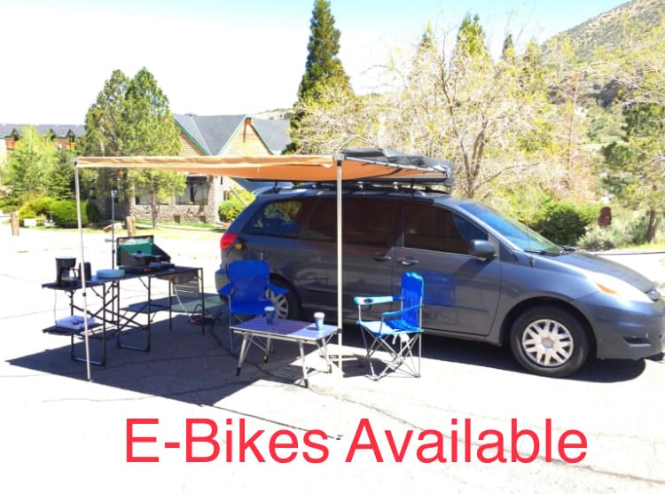 Experience outdoor living with this minivan rv rental