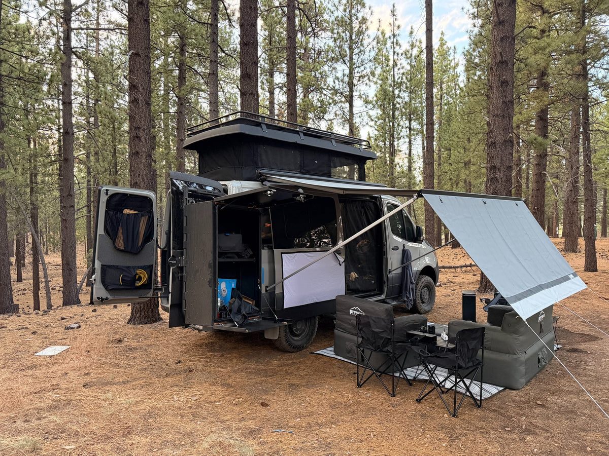 perfect for outdoor travel.|This custom Mercedes Sprinter camper van — photo 6