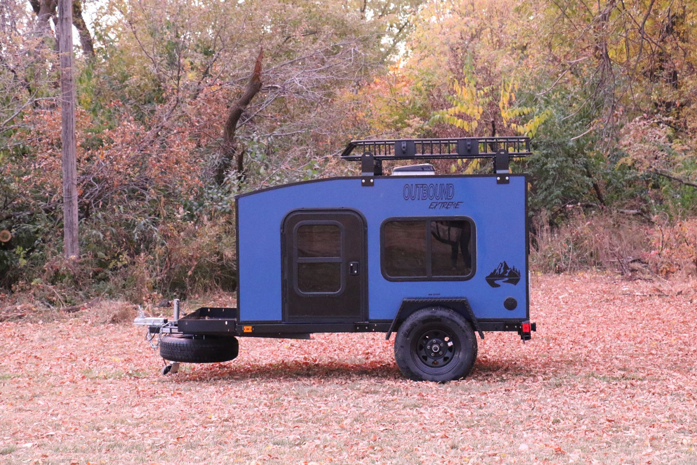 Blue Outbound Extreme compact camper