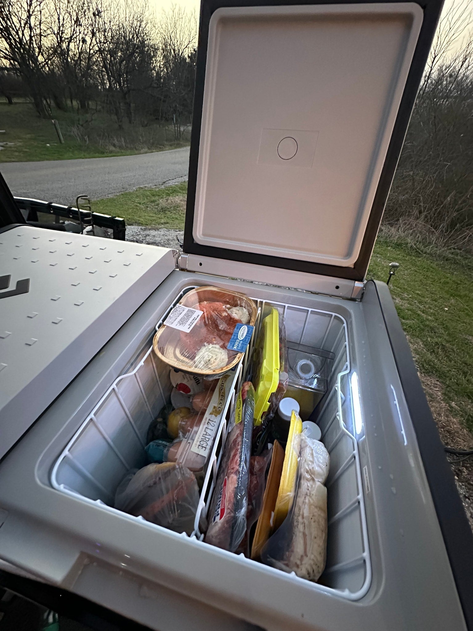 perfect for camping meals.|Outdoor slide-out kitchen on an RV rental