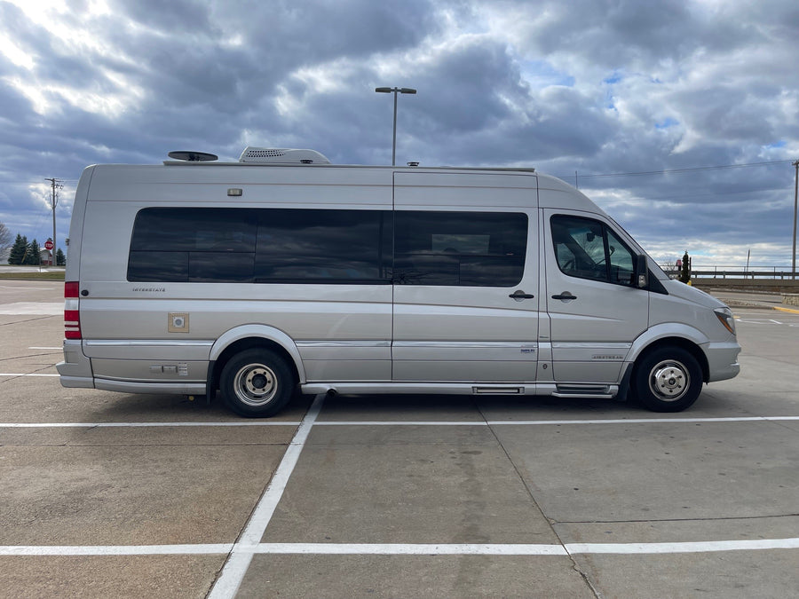 a Mercedes-Benz Sprinter camper van