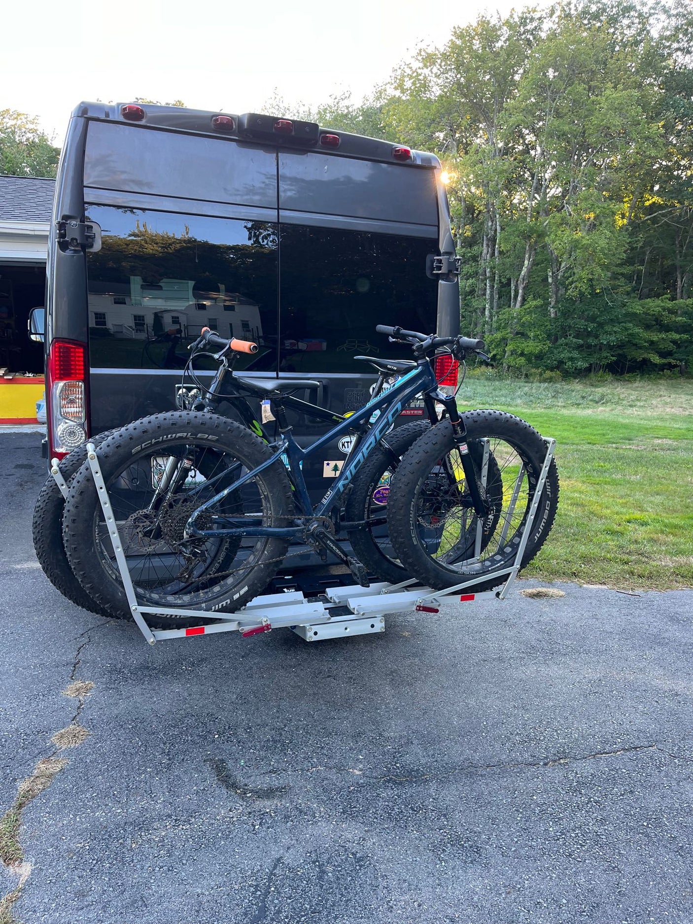 perfect for an RV rental trip. Open with wind guards