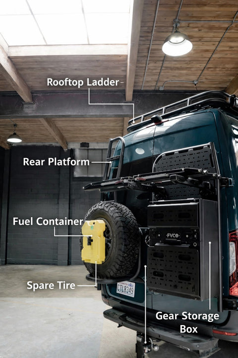 Sprinter 4X4 Adventure Van overland rental