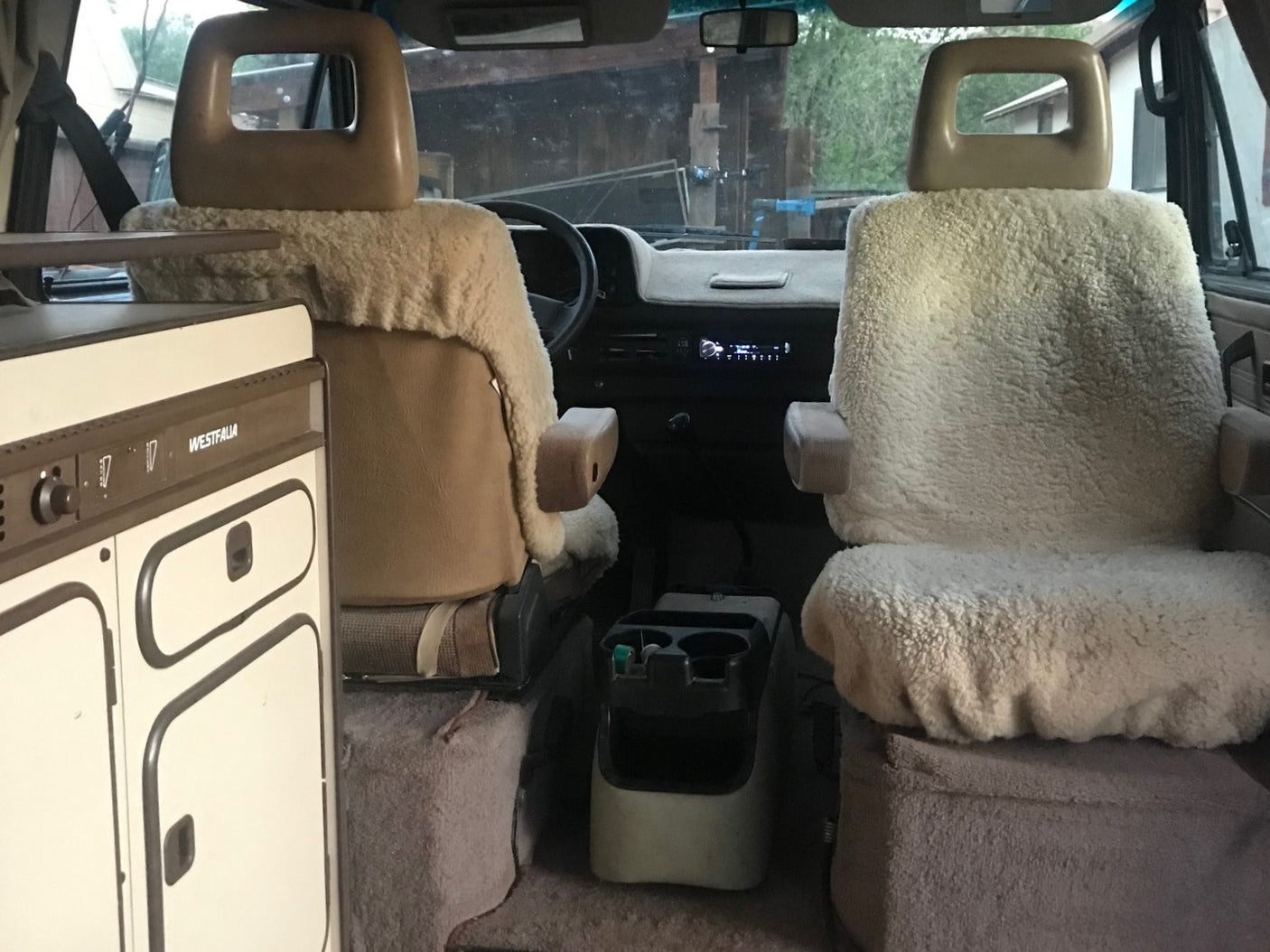 rear seat (converts to bed)