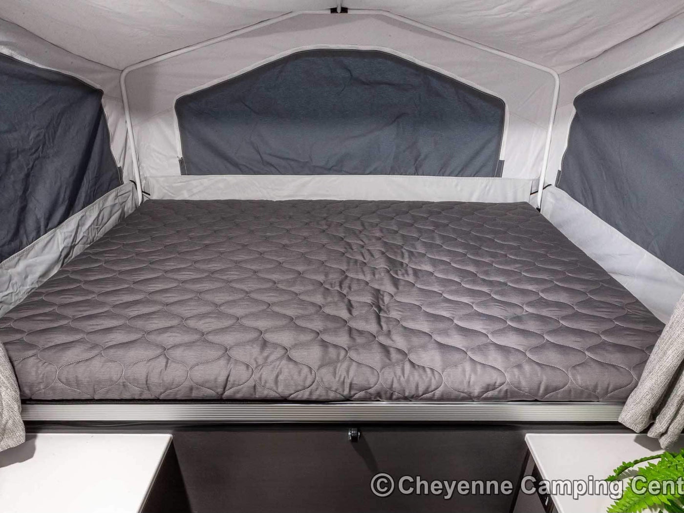 ideal for your next rv rental.|This RV rental floor plan shows two beds (42"x78" — photo 6