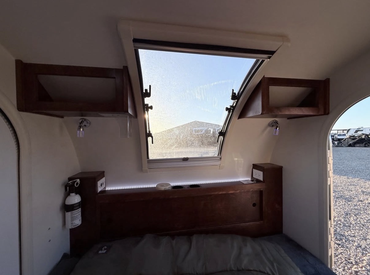 a small travel trailer