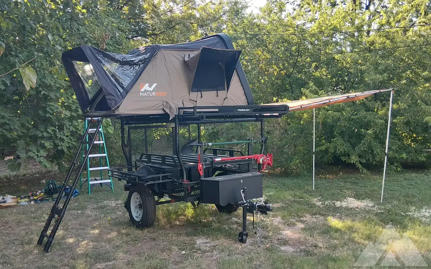 Tent trailer hunting/fishing overland trailer — used overland trailer for sale in Fort Worth, TX — photo 1