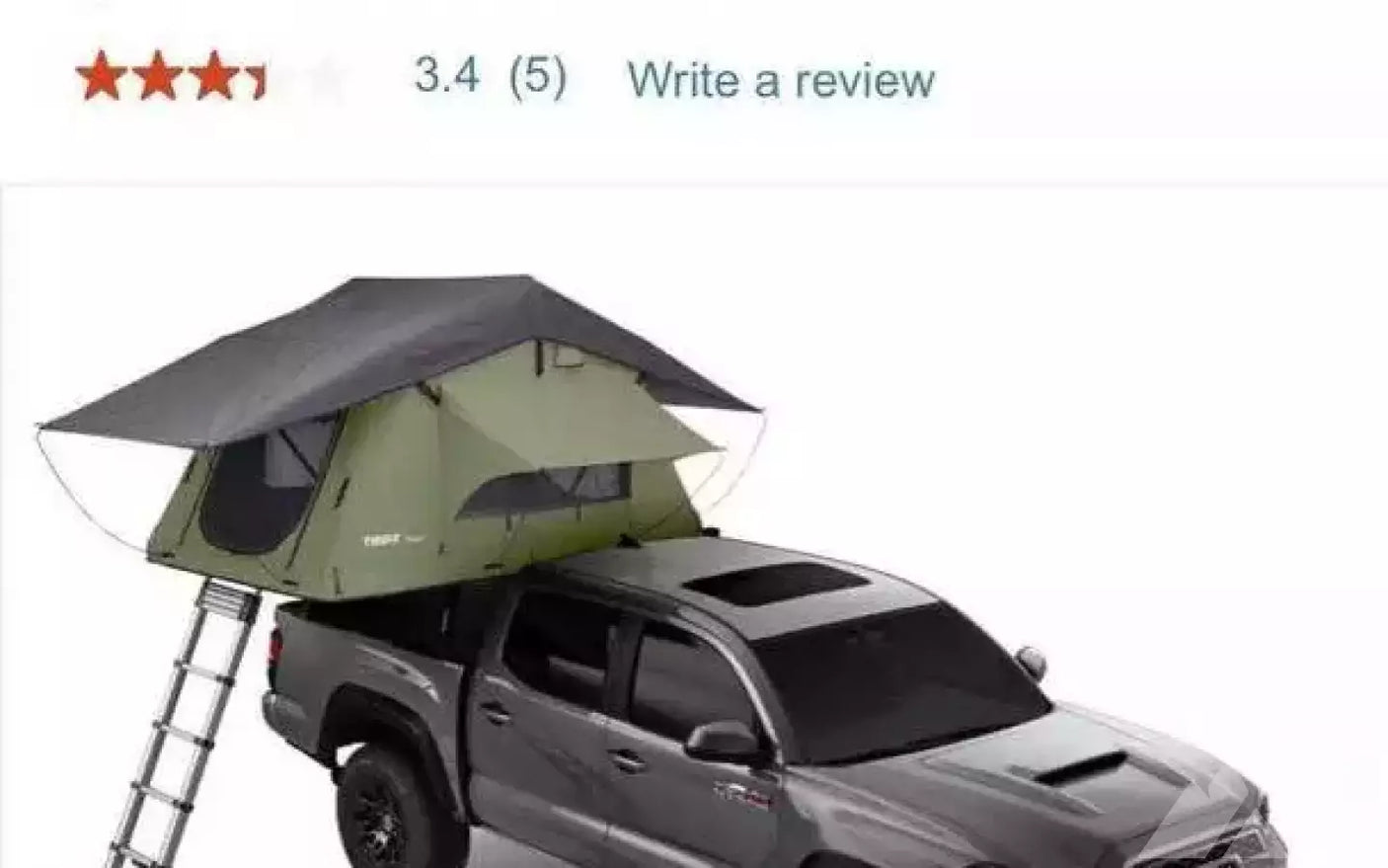 Tepui Rooftop Tent and C4 Bed Rack — used rooftop tents for sale (photo 2)
