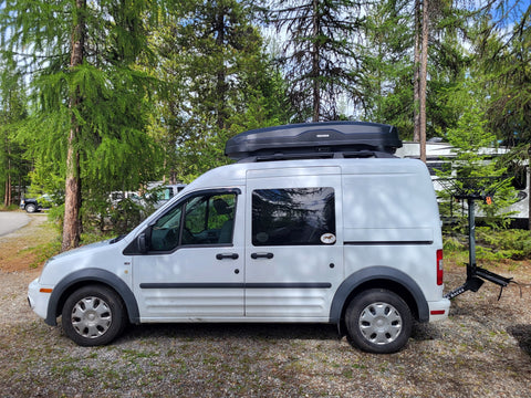 Teakettle Tiny Van overland rental
