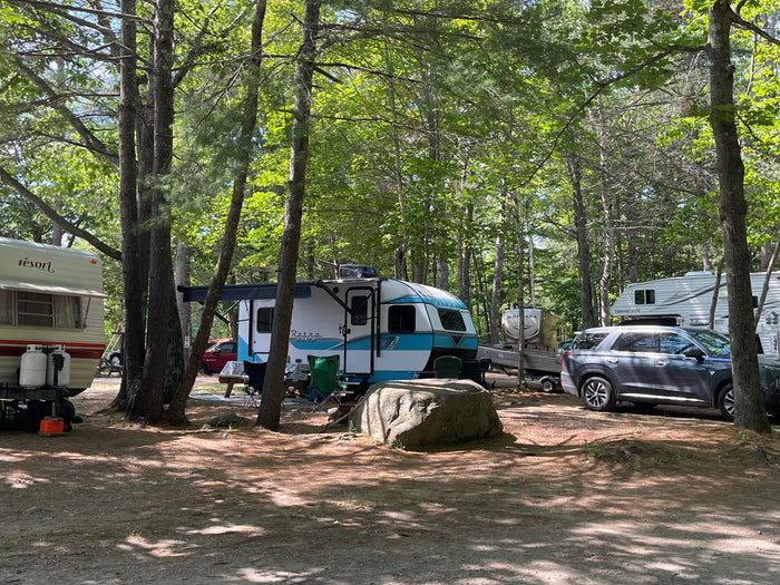 enjoying a cozy RV rental meal: burger