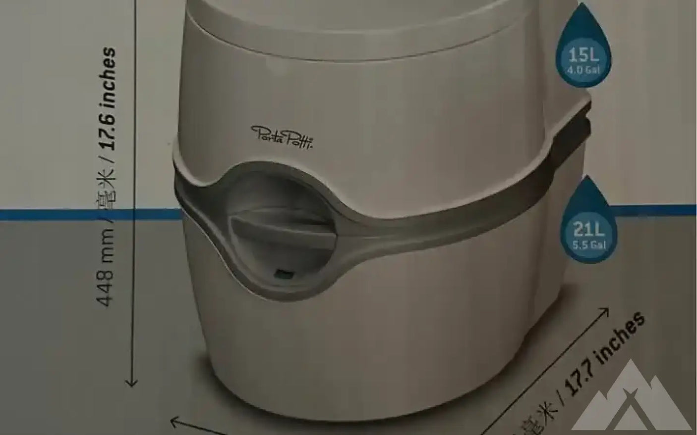 Thetford Porta Potti 565E Electric Pump Portable T — new showers & toilets for sale (photo 4)