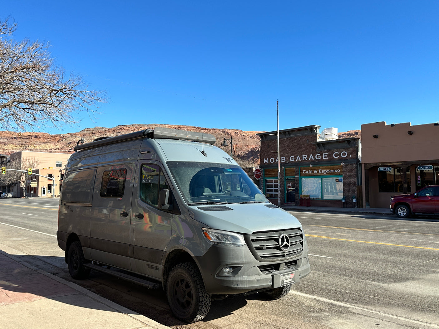Rovr: A 2023 Winnebago 4x4 Revel! Mercedes Sprinter chassis.