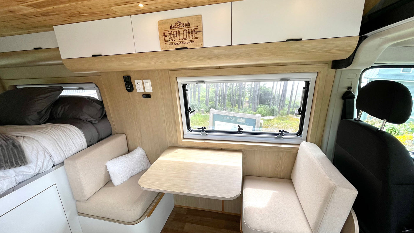 "Ramrod" 2022 Promaster, 3-4 days off grid! Hot shower! Luxury Amenities