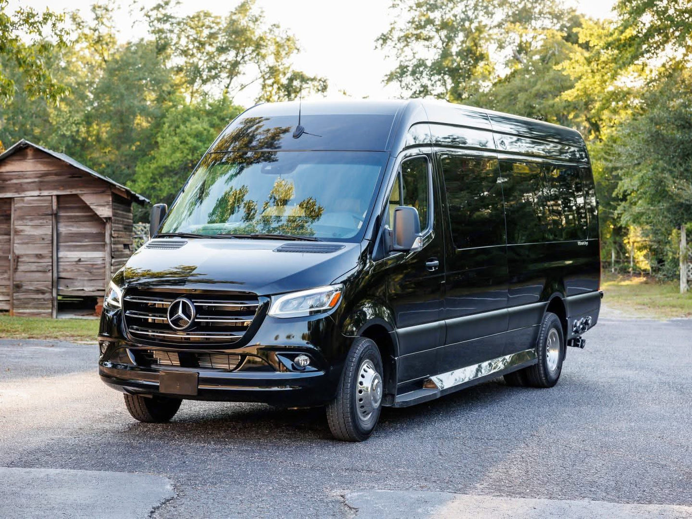 and accent lighting for comfort.|Step into luxury! This spacious RV rental interior features plush