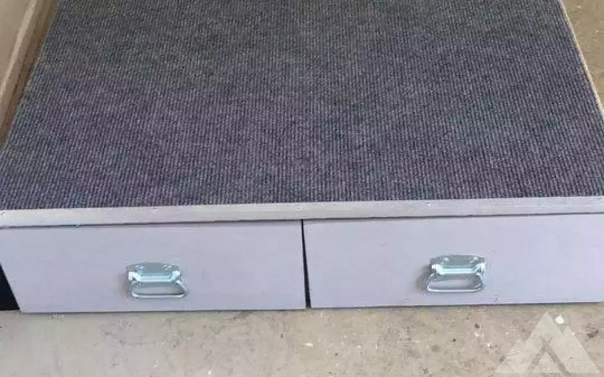 Truck Camper Bed With Easy Glide Drawer System — used drawer systems for sale — photo 1