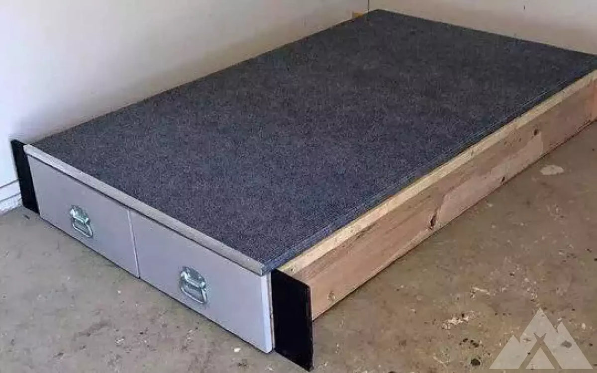 Truck Camper Bed With Easy Glide Drawer System — used drawer systems for sale (photo 4) — photo 4