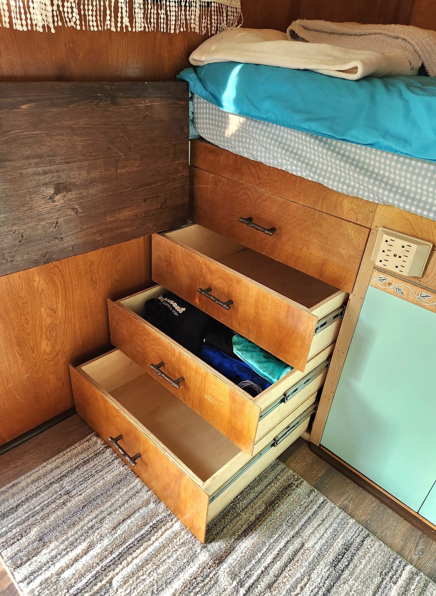 a comfortable bed