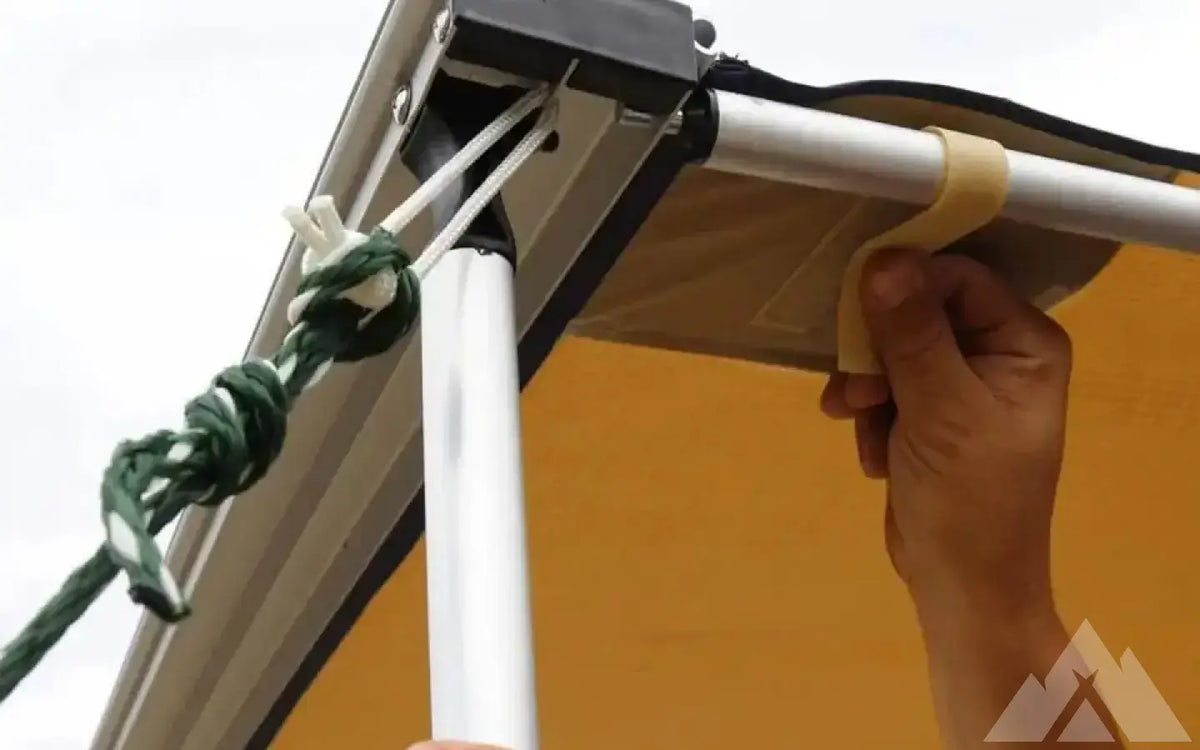 Tuff Stuff 6.5x8 Awning + Gobi Roof Rack Brackets — used camp awnings for sale (photo 3) — photo 3