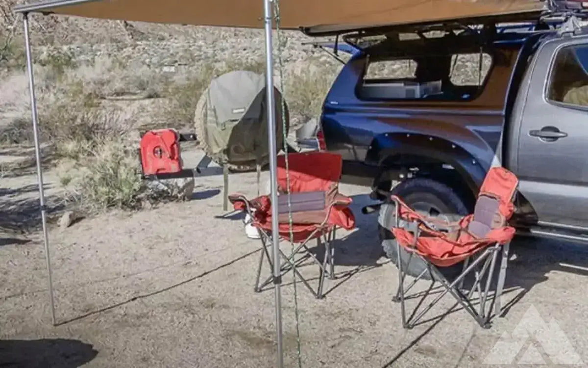 Tuff Stuff 6.5x8 Awning + Gobi Roof Rack Brackets — used camp awnings for sale (photo 2) — photo 2