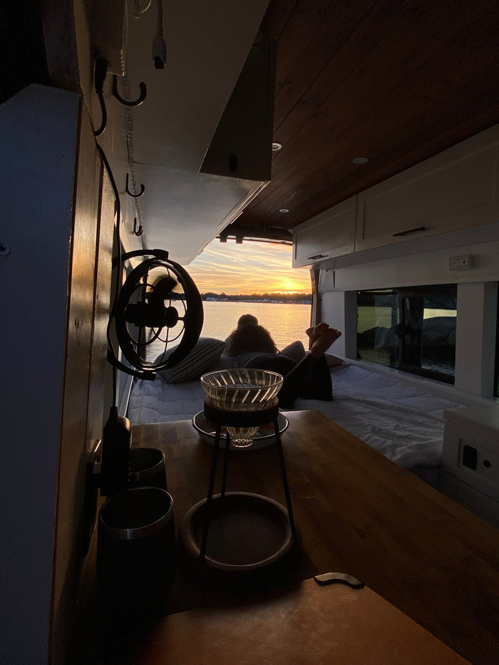 with a dining area