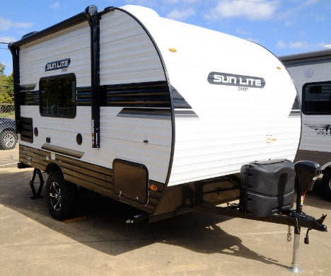 White Sun Lite Sport travel trailer