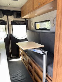 wood cabinets