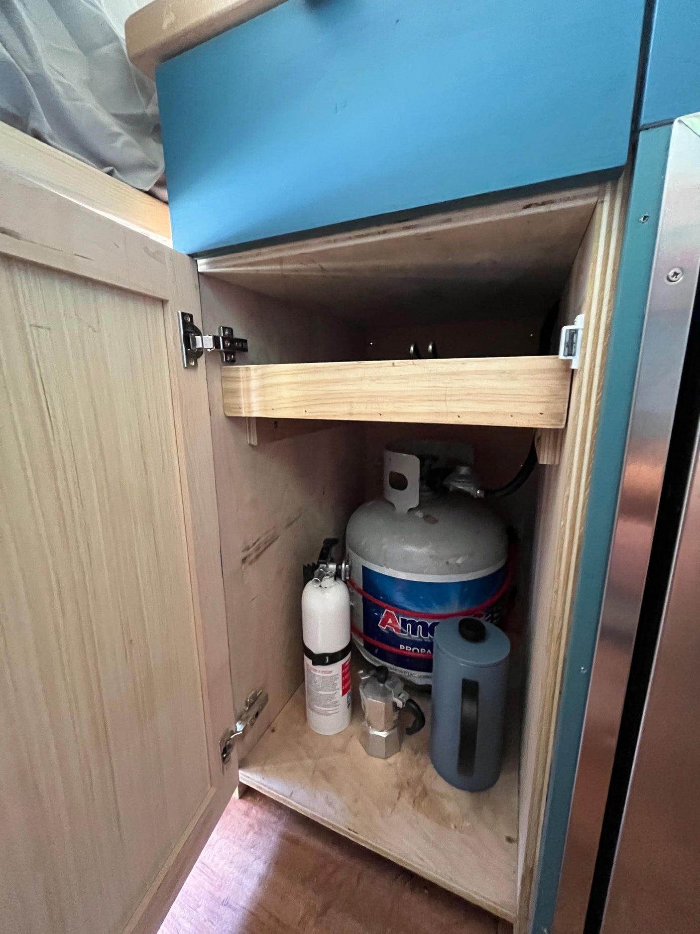 a compact kitchen