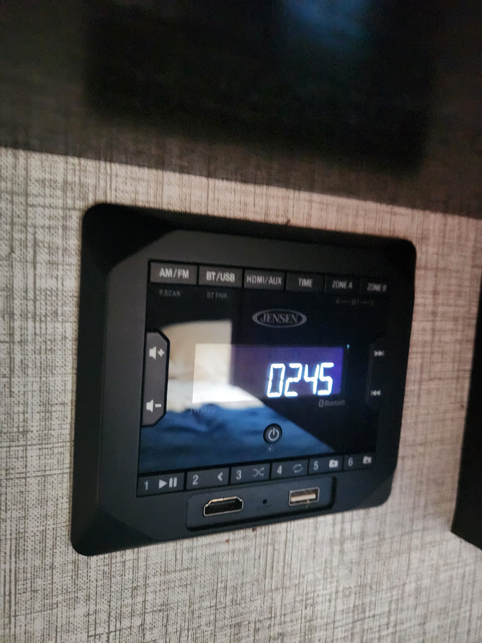 a wall-mounted AC unit