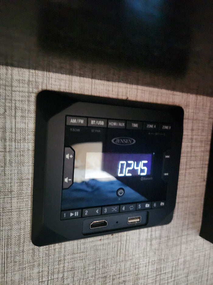 a wall-mounted AC unit