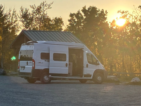 The Big Beluga: 2023 Winnebago Solis Campervan overland rental