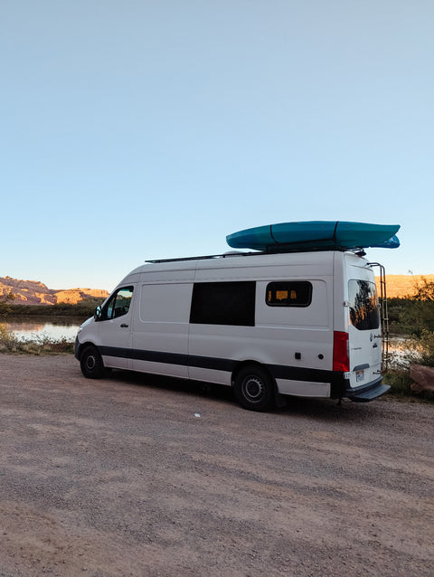 Luxurious Mercedes Van overland rental