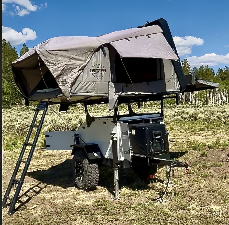 BUSHVELD rooftop tent on an overland trailer — photo 2