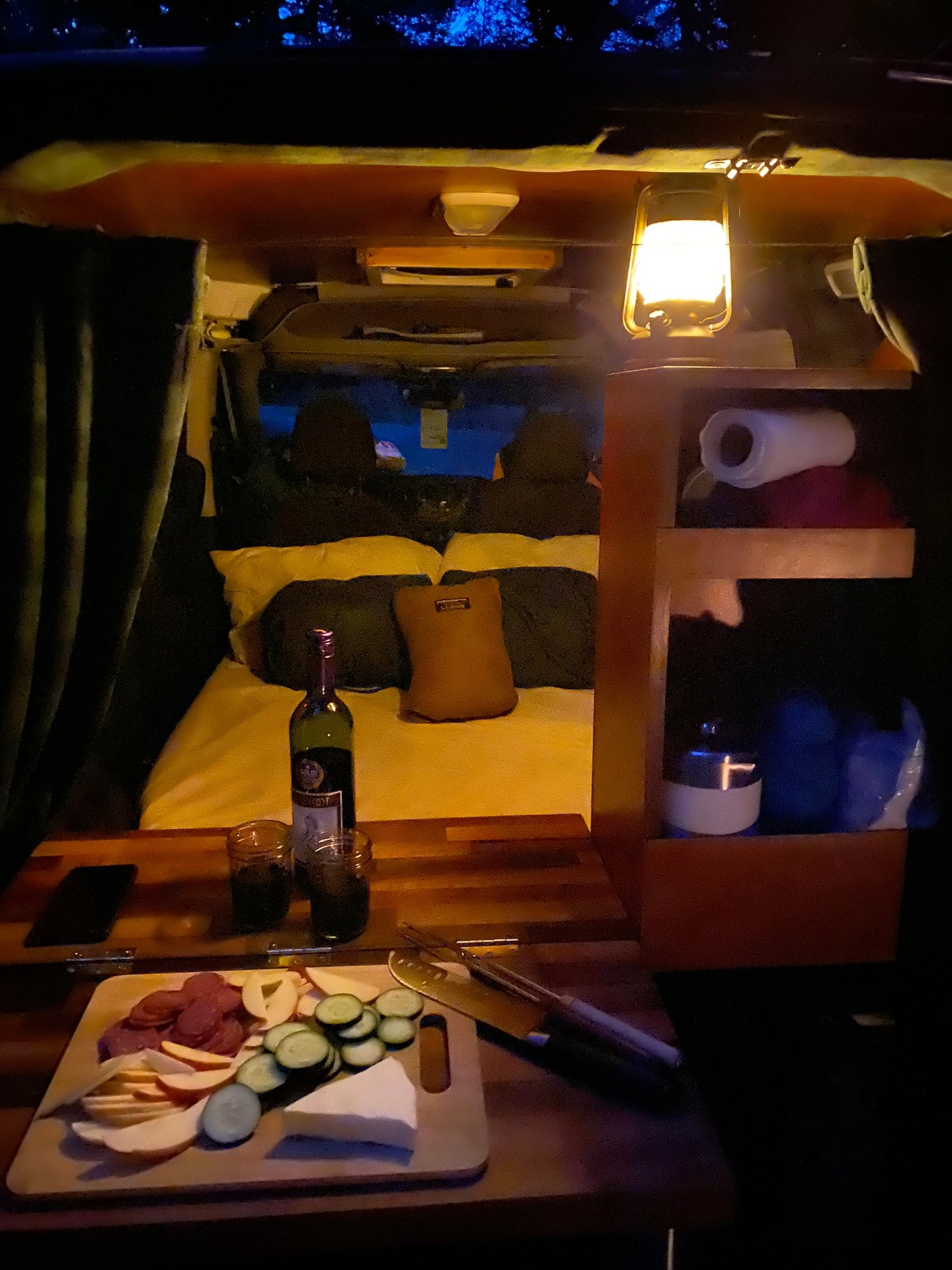 wood accents