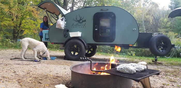 seen in a wooded camp