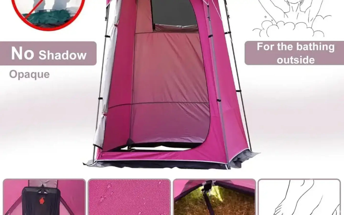 Vidalido Outdoor Camping Shower Tent — new showers & toilets for sale (photo 6)