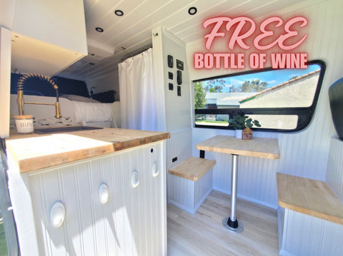 Sprinter with Unlimited Miles*, queen bed, solar, toilet, sink & more! overland rental