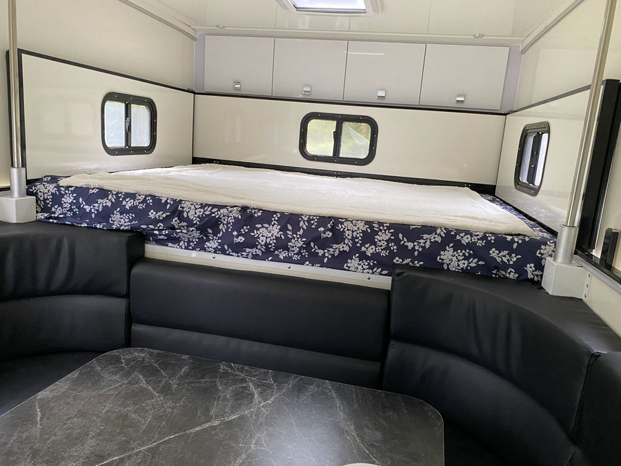 black dinette seating
