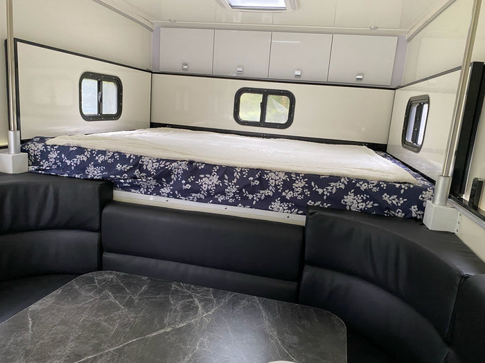 black dinette seating