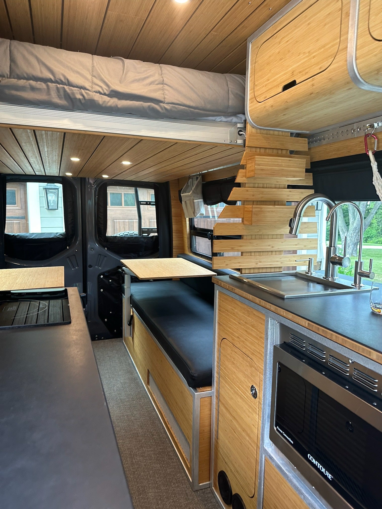 featuring a sleek bamboo interior