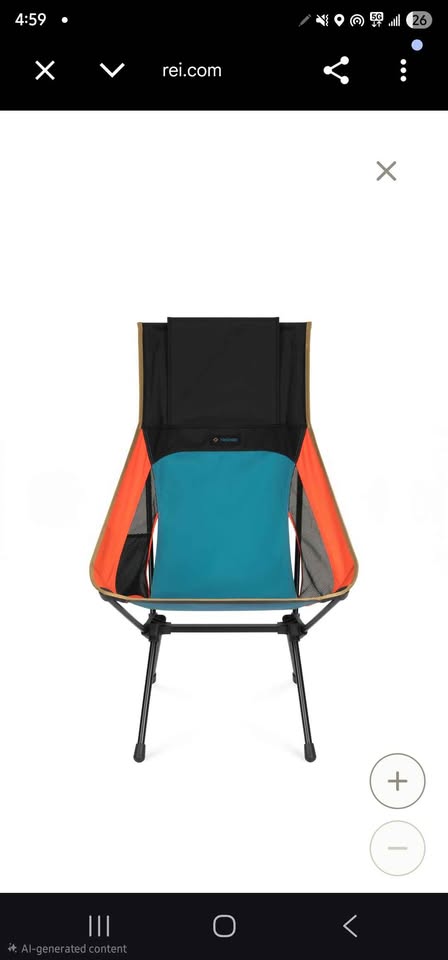 Helinox Sunset Chair (re) portable camping chair REI in Sacramento, CA (photo 2) — photo 2