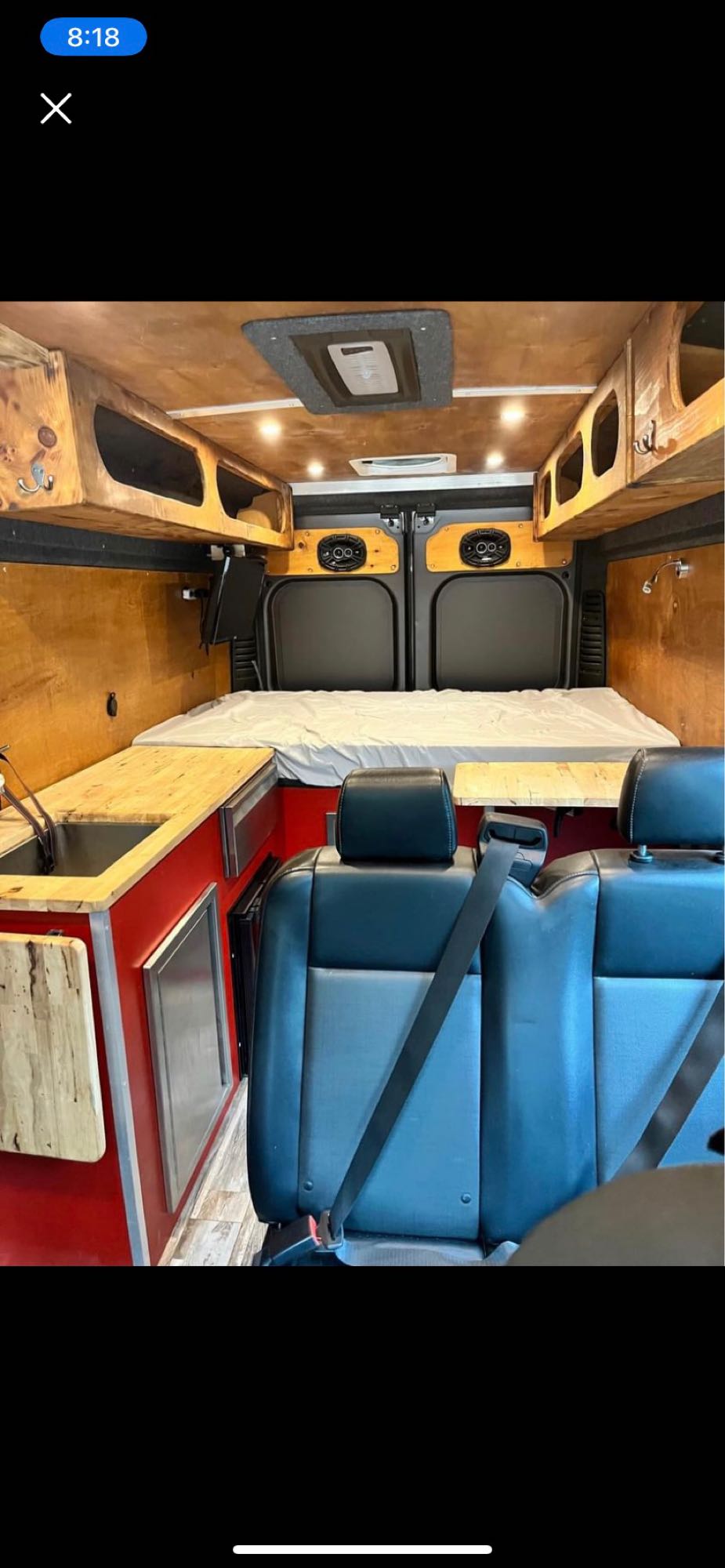 showing the front cabin